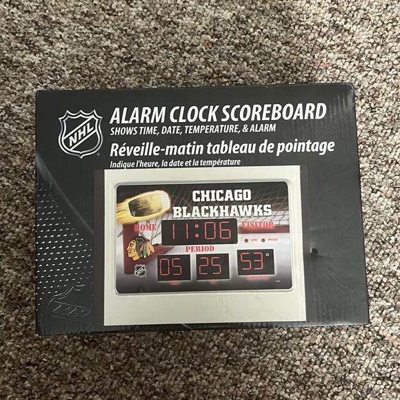 NHL Other Nwt Chicago Blackhawks Alarm Clock Poshmark